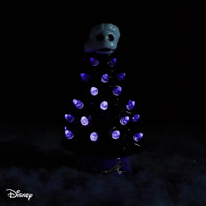 The Nightmare Before Christmas Jack Skellington Light Up Ceramic Tree