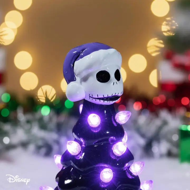 The Nightmare Before Christmas Jack Skellington Light Up Ceramic Tree